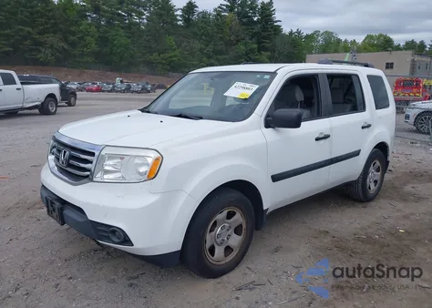 2014 Honda Pilot Lx from USA, damaged, VIN 5FNYF3H24EB004215